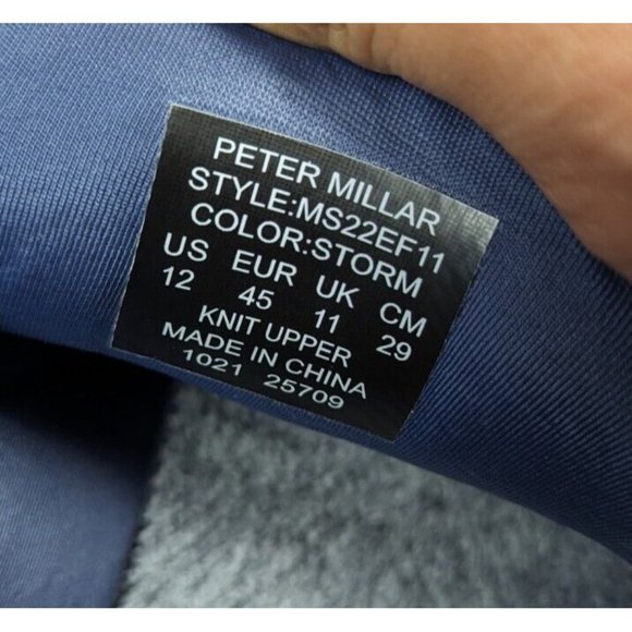 Peter Millar Hyperlight Apollo Crown Sport Men’s Size 12 Blue Sneakers EUC - Picture 8 of 8